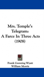 mrs temples telegram a farce in three acts_cover