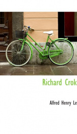richard croker_cover