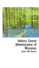 indirect central administration of wisconsin_cover