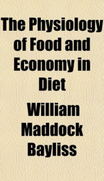 the physiology of food and economy in diet_cover