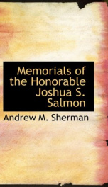 memorials of the honorable joshua s salmon_cover