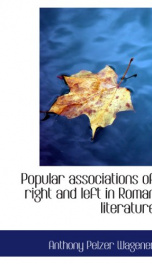 popular associations of right and left in roman literature_cover