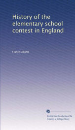 history of the elementary school contest in england_cover