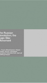 the russian revolution the jugo slav movement_cover