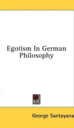 egotism in german philosophy_cover
