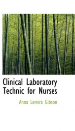 clinical laboratory technic for nurses_cover