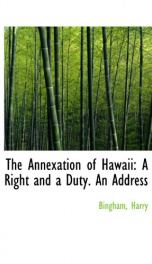the annexation of hawaii a right and a duty an address_cover