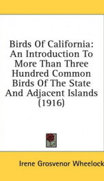 birds of california an introduction to more than three hundred common birds of_cover