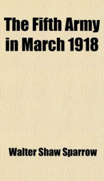 the fifth army in march 1918_cover