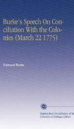 burkes speech on conciliation with the colonies march 22 1775_cover