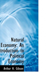 natural economy an introduction to political economy_cover