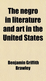 the negro in literature and art in the united states_cover