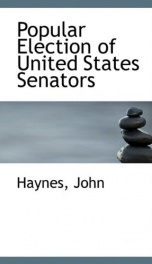 popular election of united states senators_cover