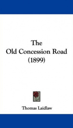 the old concession road_cover