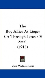 The Boy Allies at Liege_cover