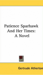 patience sparhawk and her times a novel_cover