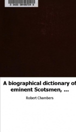 a biographical dictionary of eminent scotsmen volume 2_cover