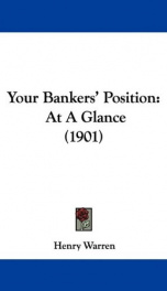 your bankers position at a glance_cover
