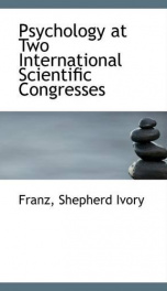 psychology at two international scientific congresses_cover