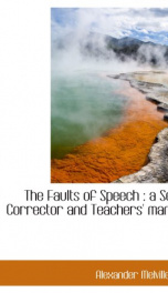 the faults of speech a self corrector and teachers manual_cover