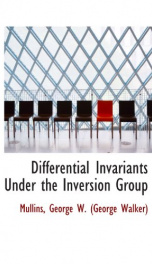 differential invariants under the inversion group_cover