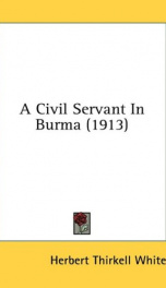 a civil servant in burma_cover