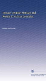 income taxation methods and results in various countries_cover