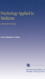 psychology applied to medicine introductory studies_cover