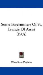 some forerunners of st francis of assisi_cover