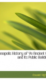 annapolis history of ye ancient city and its public buildings_cover