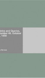 Notes and Queries, Number 49, October 5, 1850_cover