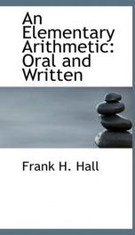 an elementary arithmetic oral and written_cover