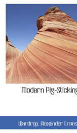 modern pig sticking_cover