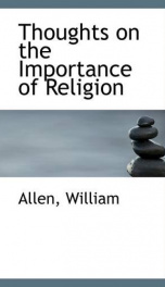 thoughts on the importance of religion_cover
