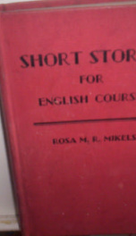 Short Stories for English Courses_cover