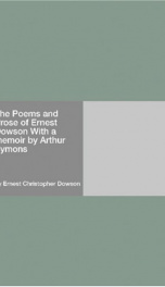 The Poems and Prose of Ernest Dowson_cover