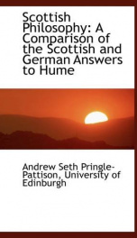 scottish philosophy a comparison of the scottish and german answers to hume_cover