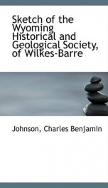 sketch of the wyoming historical and geological society of wilkes barre_cover