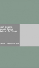 Great Singers, Second Series_cover