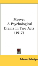 maeve a psychological drama in two acts_cover