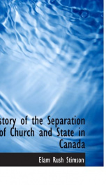 history of the separation of church and state in canada_cover