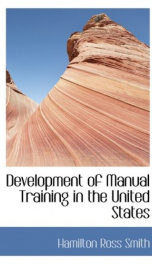 development of manual training in the united states_cover