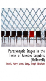 parasynaptic stages in the testis of aneides lugubris hallowell_cover