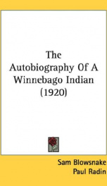 the autobiography of a winnebago indian_cover