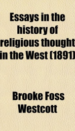 essays in the history of religious thought in the west_cover
