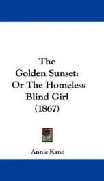 the golden sunset or the homeless blind girl_cover