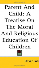 parent and child a treatise on the moral and religious education of children_cover