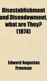 disestablishment and disendowment what are they_cover