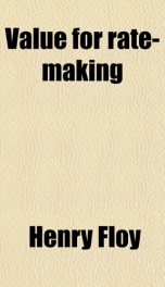 value for rate making_cover