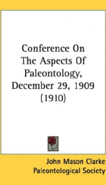 conference on the aspects of paleontology_cover